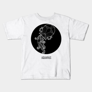 Aquarius - Geometric Astrology Kids T-Shirt